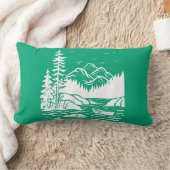 装飾用クッション ランバークッション (ブランケット)