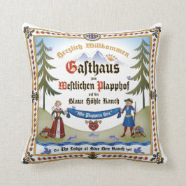 装飾用クッション~ロッジサイネージ クッション