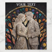 装飾用クッション ワインラベル (シングルラベル)