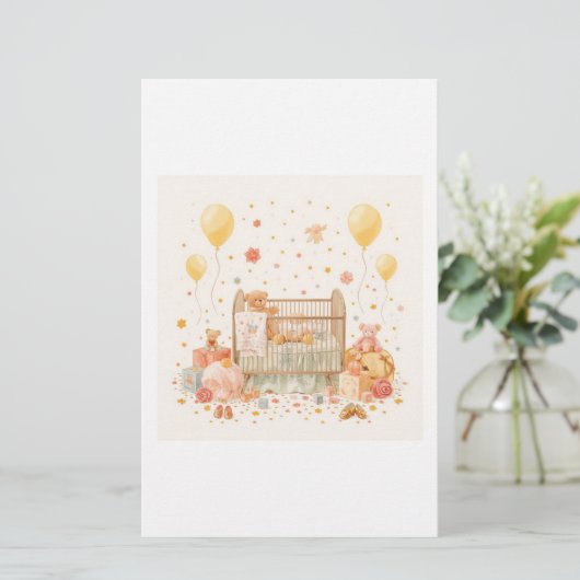 装飾用クッション 便箋 (スタンド正面)