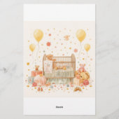 装飾用クッション 便箋 (裏面)