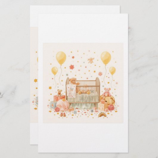 装飾用クッション 便箋 (正面/裏面)