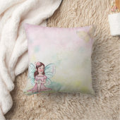 装飾用クッション/妖精と蝶 クッション (ブランケット)