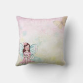 装飾用クッション/妖精と蝶 クッション (裏面)