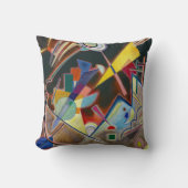 装飾用クッション-抽象芸術「タイフェスブラウン」 - Kandinsky クッション (正面)