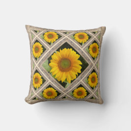 装飾用クッション（明るいヒマワリ） クッション