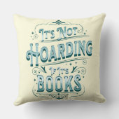 装飾用クッション「本を隠しもしていない」 クッション (裏面)