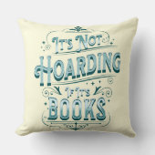 装飾用クッション「本を隠しもしていない」 クッション (正面)