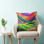 装飾用クッション_横カラフル景装飾用クッション クッション (椅子)