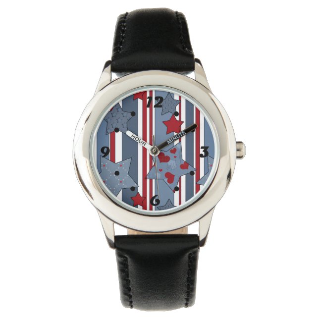 装飾用クッション 腕時計 (正面)