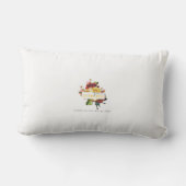 装飾用クッション、腰枕13インチx 21インチ ランバークッション (裏面)