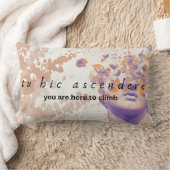 装飾用クッション、腰枕13インチx 21インチ ランバークッション (ブランケット)