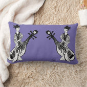 装飾用クッション：芸者ガール ランバークッション (ブランケット)