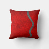 装飾用クッション-赤赤いそれ クッション (裏面)