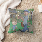 装飾用クッション-郵便配達員 クッション (ブランケット)