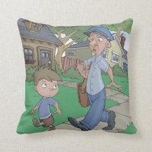装飾用クッション-郵便配達員