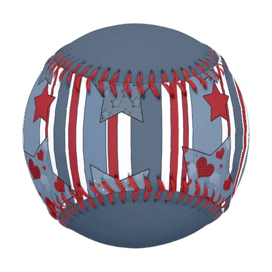 装飾用クッション 野球ボール (正面)