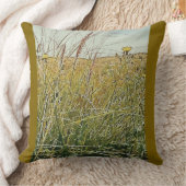 装飾用クッション「野生の花」 クッション (ブランケット)