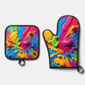 装飾用クッション 鍋つかみ&鍋敷きセット (正面)