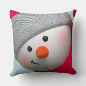 装飾用クッション/雪だるま クッション (裏面)