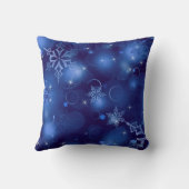 装飾用クッション/雪片 クッション (裏面)