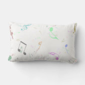 装飾用クッション(音符と記号付き) ランバークッション (裏面)