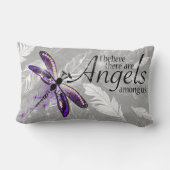 装飾用クッション、Lumbar枕13" x 21" Dragonfly ランバークッション (裏面)