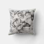 装飾用クッションB&Wナスタティウム#2 クッション (裏面)