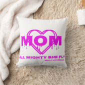 装飾用クッションw/MOM +ハート万能She Fly クッション (ブランケット)