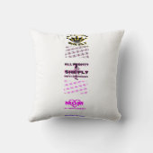 装飾用クッションw/MOM +ハート万能She Fly クッション (裏面)