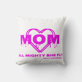 装飾用クッションw/MOM +ハート万能She Fly クッション