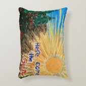 装飾用クッションwithオリジナルアートバイジャネル アクセントクッション (正面(垂直))