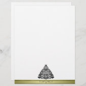 装飾用クリスマスツリークリスマスレターヘッド (正面/裏面)