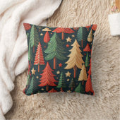 装飾用クリスマスツリーパターン クッション (ブランケット)
