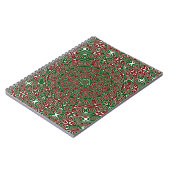 装飾用クリスマスマンダラ ノートブック (左側)