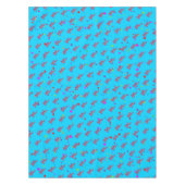 装飾用グラデーションの様式化した甘い16オン青 テーブルクロス (正面)