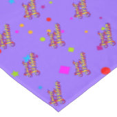 装飾用グラデーションの様式化した甘い16紫 テーブルクロス (アングル)