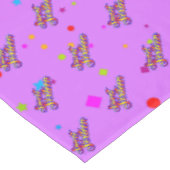 装飾用グラデーションの様式化した甘い16 on Pink テーブルクロス (アングル)