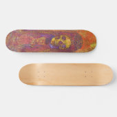 装飾用ゴシック骨格スケートボード スケートボード (横)