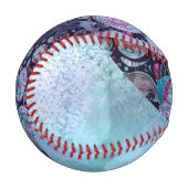 装飾用シルエットクジラ 野球ボール (正面左)