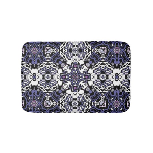 装飾用スタイル幾何学的モロッコカリアスコープ バスマット (正面)