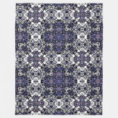 装飾用スタイル幾何学的モロッコカリアスコープ フリースブランケット (正面)