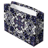 装飾用スタイル幾何学的モロッコカリアスコープ ラージペーパーバッグ (裏面アングル)