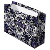 装飾用スタイル幾何学的モロッコカリアスコープ ラージペーパーバッグ (正面アングル)