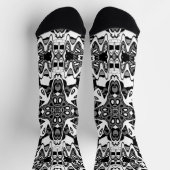 装飾用スタイル幾何学的モロッコカリエドスコープm ソックス (上部)