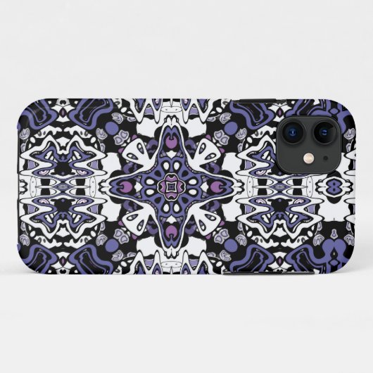 装飾用スタイル幾何学的モロッコカリエドスコープm Case-Mate iPhoneケース (裏面(横))