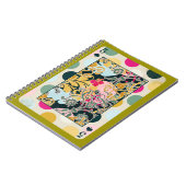 装飾用トランプランダムパターン5バック ノートブック (左側)