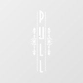 装飾用ドアプルサイン ウィンドウサイン (シート)