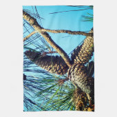 装飾用パインコーン キッチンタオル (縦)