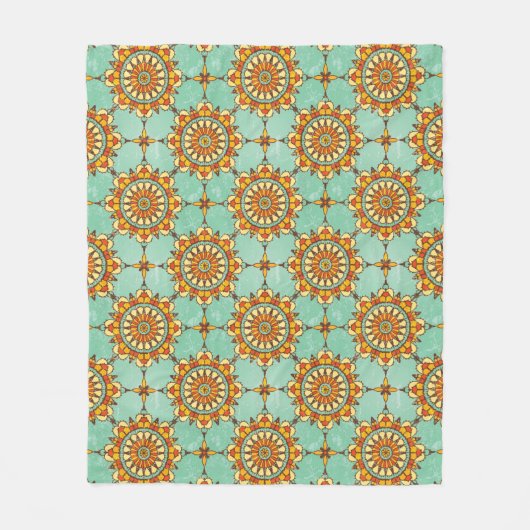 装飾用パターン フリースブランケット (正面)